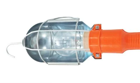Mechanic's work lamp Stock Photos