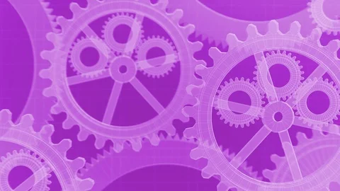 Mechanism Animation Purple Stock Footage 100536498