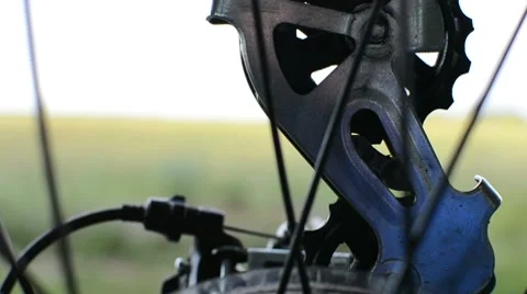 Mechanism of a bicycle Stock Footage 8534170