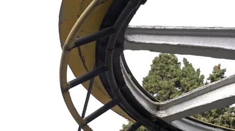 Mechanism cable funicular Stock Footage 58613833