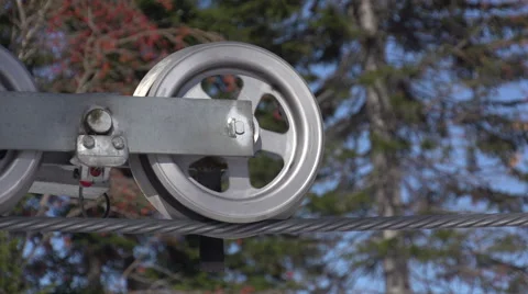 Mechanism Cable Funicular Stock Footage 64334630