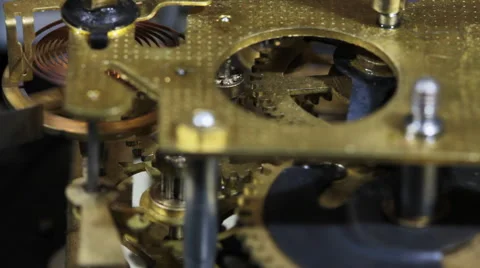 Mechanism of Chess Clock 3 Stock Footage 59120395