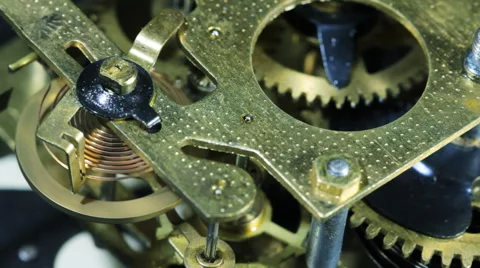 Mechanism of Chess Clock 8 Video stock 59120723