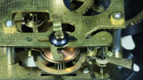 Mechanism of Chess Clock 9 Stock Footage 59120795