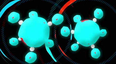  The Mechanism Molecules Stock Footage 66427734