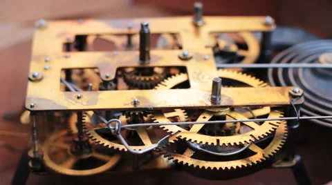 The Mechanism Of The Old Clock 6 Видео 58898819