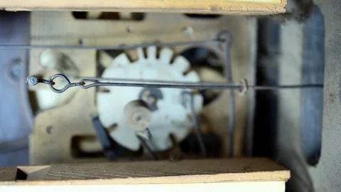 The mechanism of old watches Stock Footage 74686166