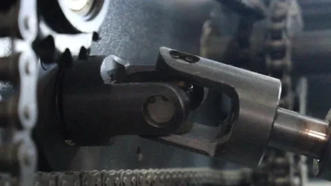 The mechanism of operation of the production machine Stock Footage 277864360
