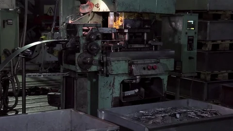 The mechanism of production of hardware Video stock 72682092
