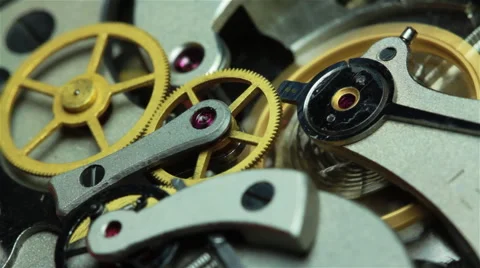 The Mechanism Stopwatch Closeup 7 Stock Footage 58897765