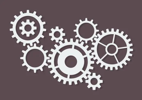 Mechanism system Stock Illustration