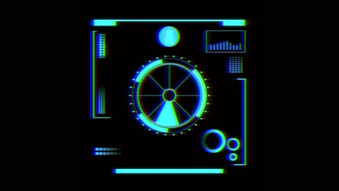 Mechanisms in action on the black background. Stock Footage 131168466