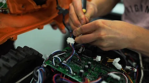 Mechatronis repair Stock Footage 86247981
