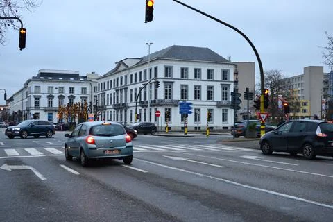 Mechelen downtown Stock Photos