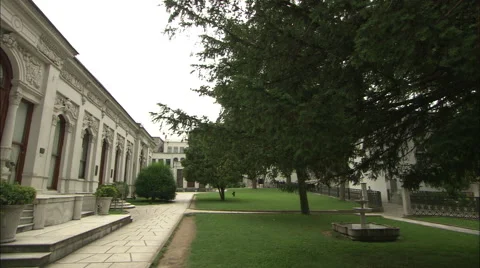 Mecidiye Kiosk building at Topkapı Palace Stock Footage 42946966