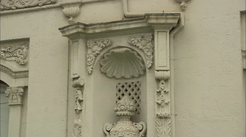 Mecidiye  Kiosk's wall detail Stock Footage 42944674
