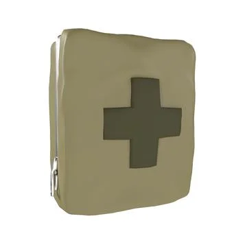 Med Pouch isolated Stock Illustration