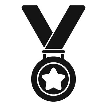 Medal effort icon simple vector. Work idea 스톡 일러스트
