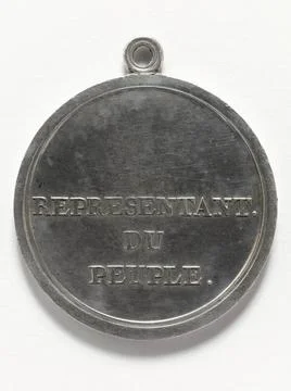 MEDAL OF FUNCTION OF THE COUNCIL OF ANCIAL, 1795 Anonymous. Functional Med... Stock Photos
