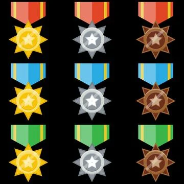 Medal Game Stock Illustration