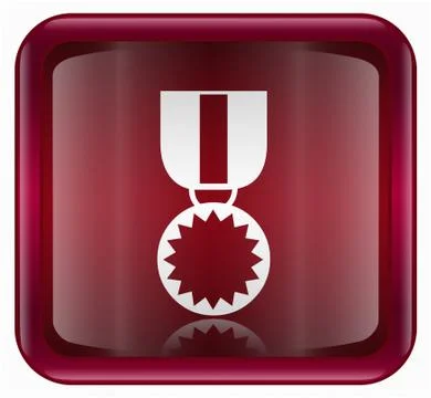 Medal icon red Иллюстрация