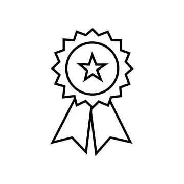 Medal icon vector for computer, web and mobile app イラスト素材