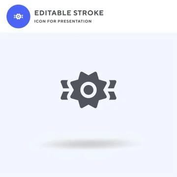 Medal icon vector, filled flat sign, solid pictogram isolated on white, logo  Stock Illustration