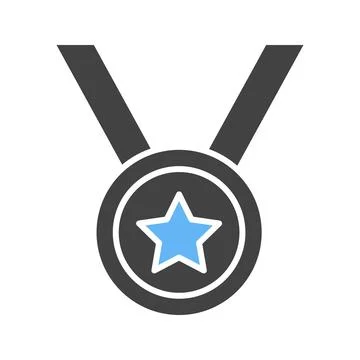 Medal icon vector image. Illustrazione stock