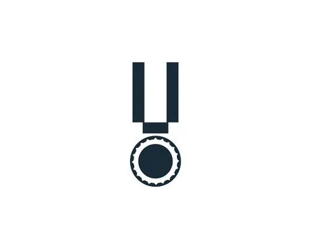 Medal Icon Vector Logo Template Illustration Design イラスト素材