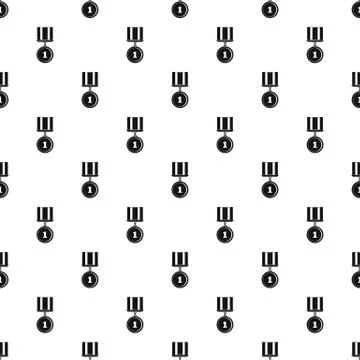 Medal pattern seamless Illustrazione stock