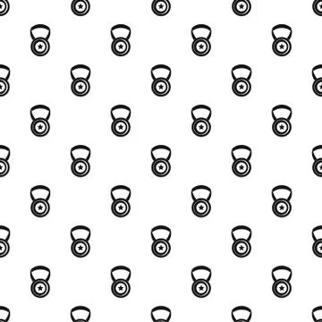 Medal pattern seamless Stock Illustration