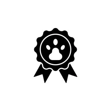 Medal, pet icon. Simple elements of animals store icons for ui and ux, website 스톡 일러스트