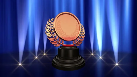 Medal Prize Trophy 24 B6 Stock Footage 269840000