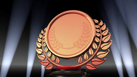Medal Prize Trophy 24 E2 Stock Footage 269842268