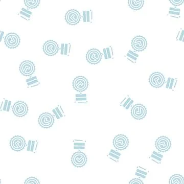Medal quality glyph seamless pattern イラスト素材