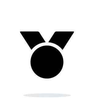 Medal simple icon on white background. Stock Illustration