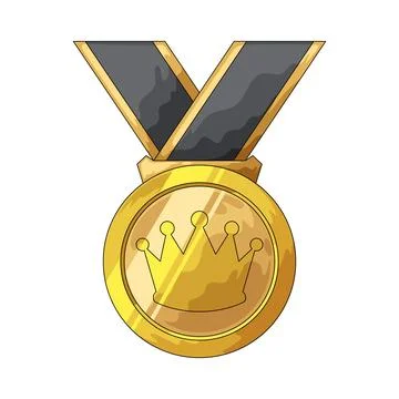 Medal With Star illustration Stock-Illustration