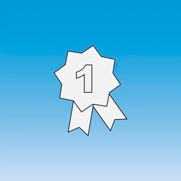 Medal thin icon Stock Illustration