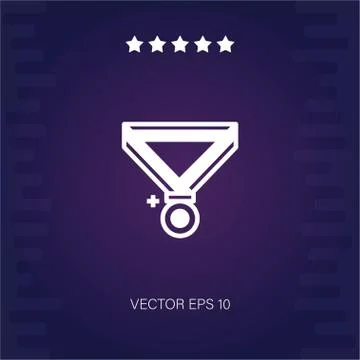 Medal vector icon Stock Illustration