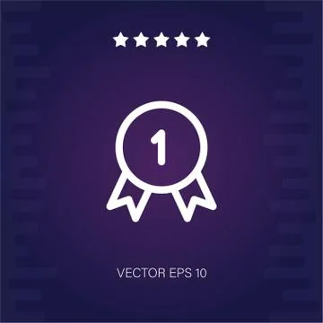 Medal vector icon Stock Illustration