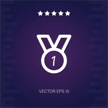 Medal vector icon Stock Illustration