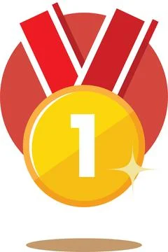 Medal Vector Icon Stock Illustration