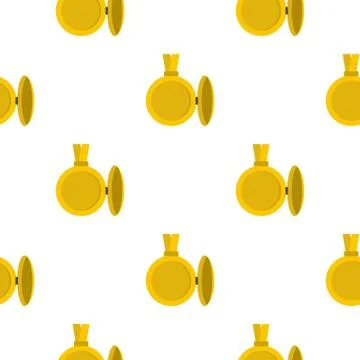Medallion with blank space pattern seamless イラスト素材