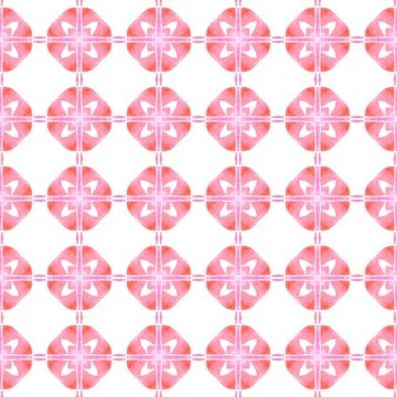 Medallion seamless pattern. Orange breathtaking Stock Illustration