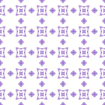 Medallion seamless pattern. Purple unique boho Stock Illustration