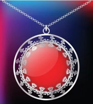 Medallion. vector illustration Illustrazione stock