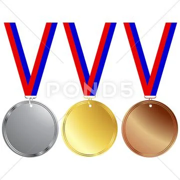Medals Stock Illustration