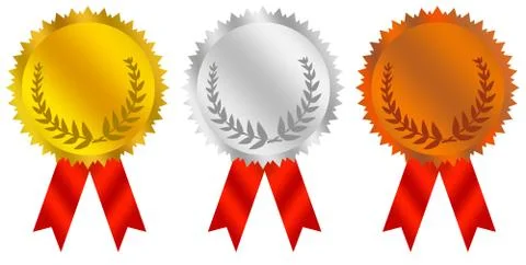 Medals Stock Illustration