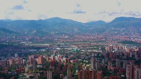 Medellin City Mid Stock Footage 220872853