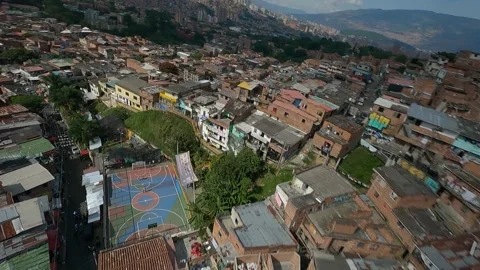 Medellin commune 13 Stock Footage 210815927